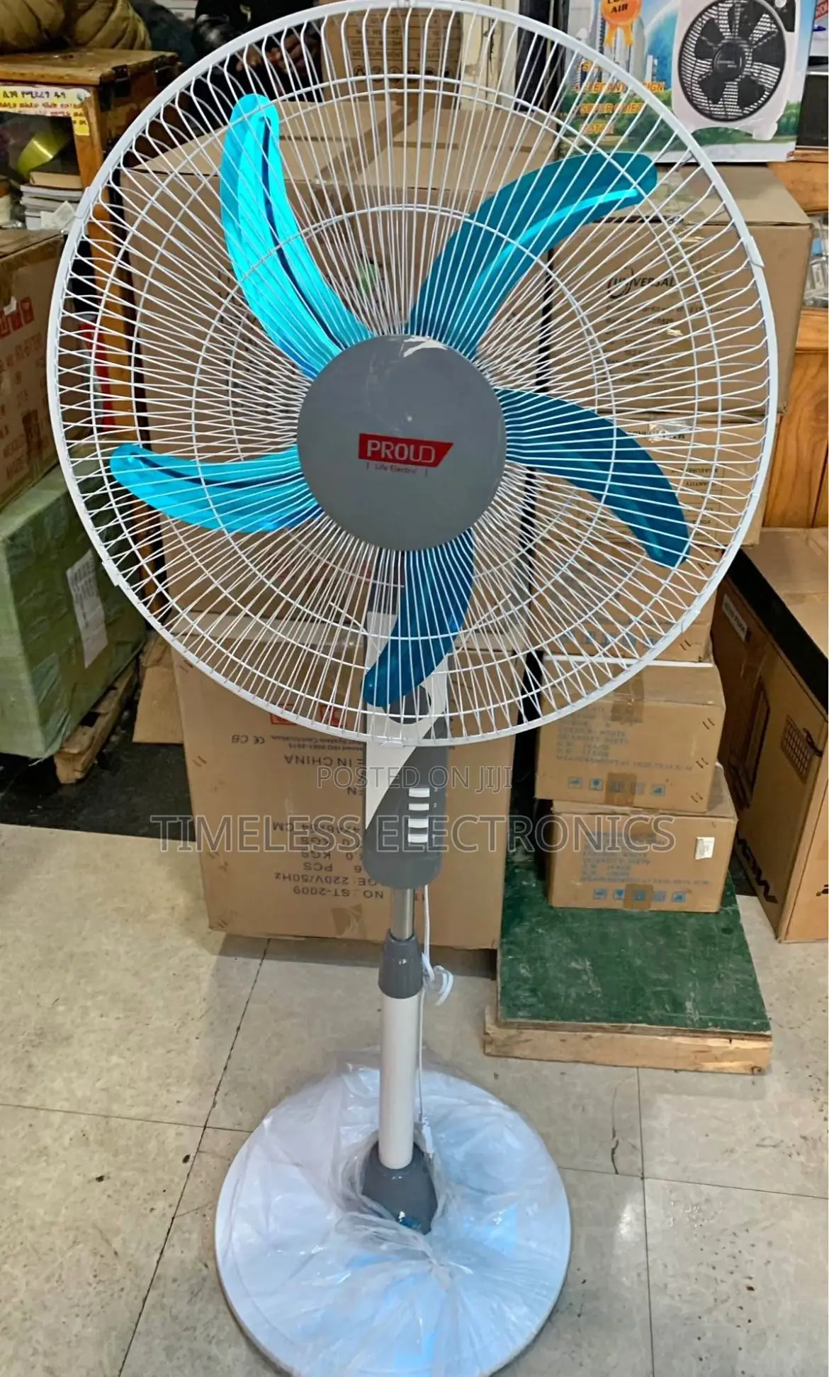 Proud Stand Fan – Strong Airflow, Cool Comfort!