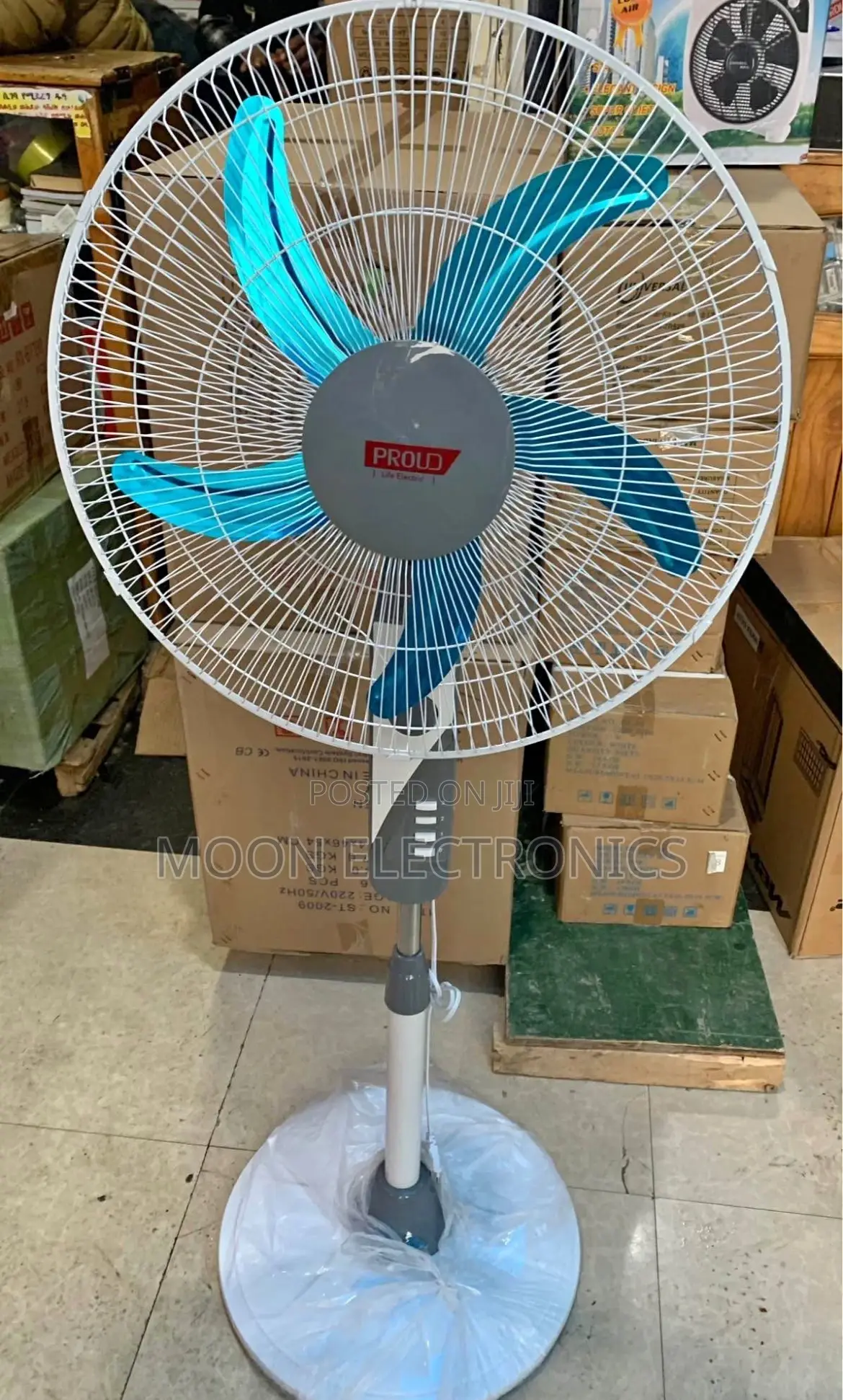 Proud Stand Fan – Strong Airflow, Cool Comfort!