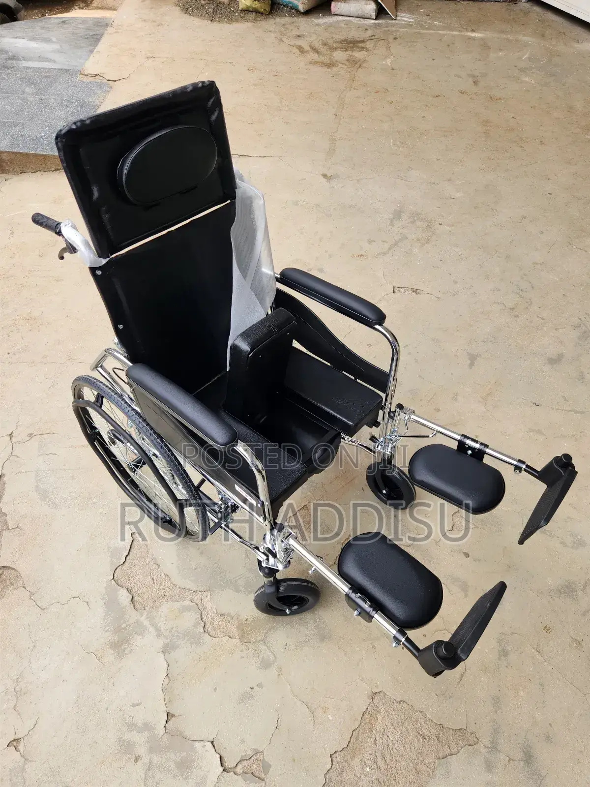 Mika Leg Rest Neck Support Wheelchair較高franed Wheelchair New Wheelchai