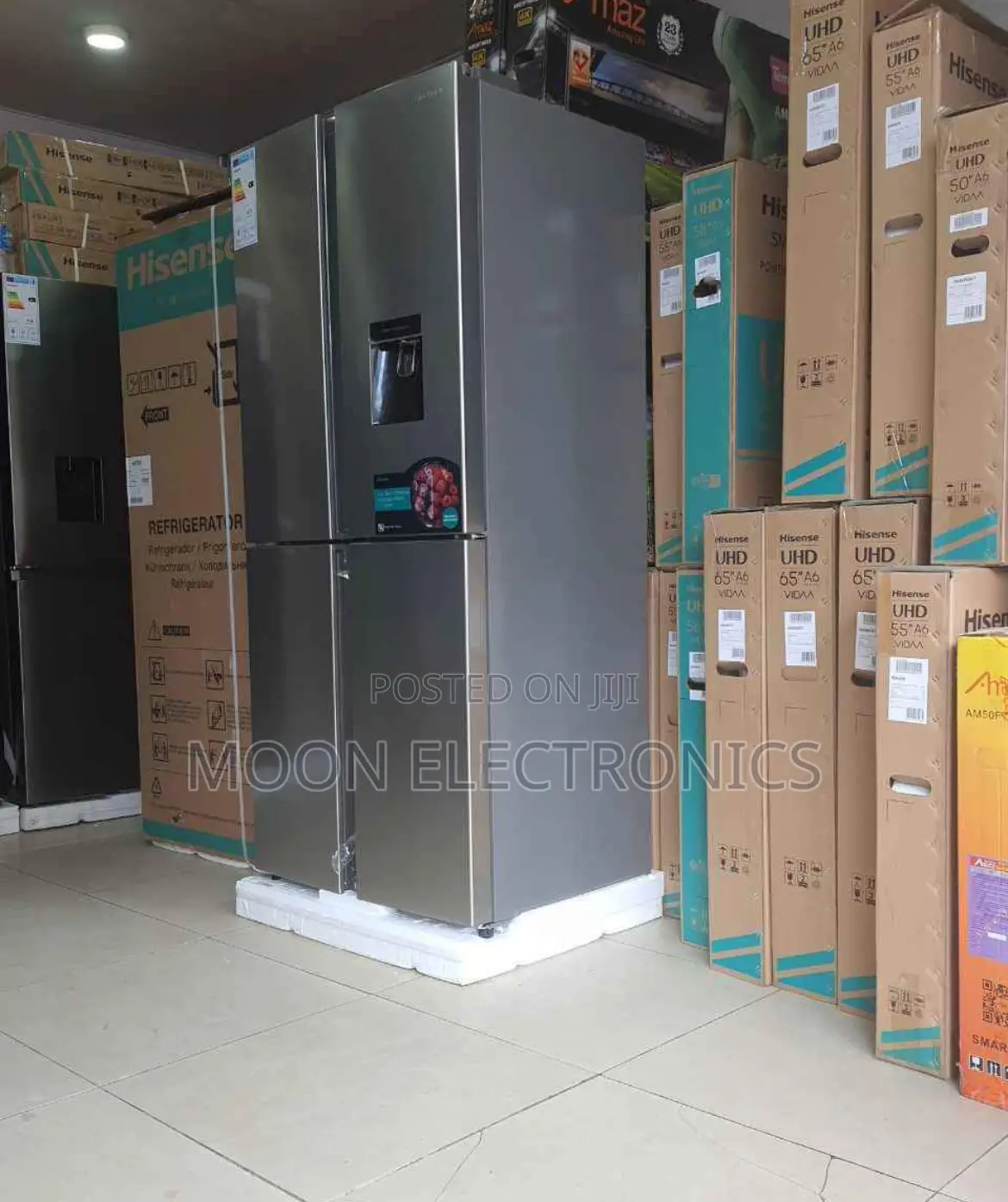 Hisense 4-Door Refrigerator – Premium Cooling Stylish Design!