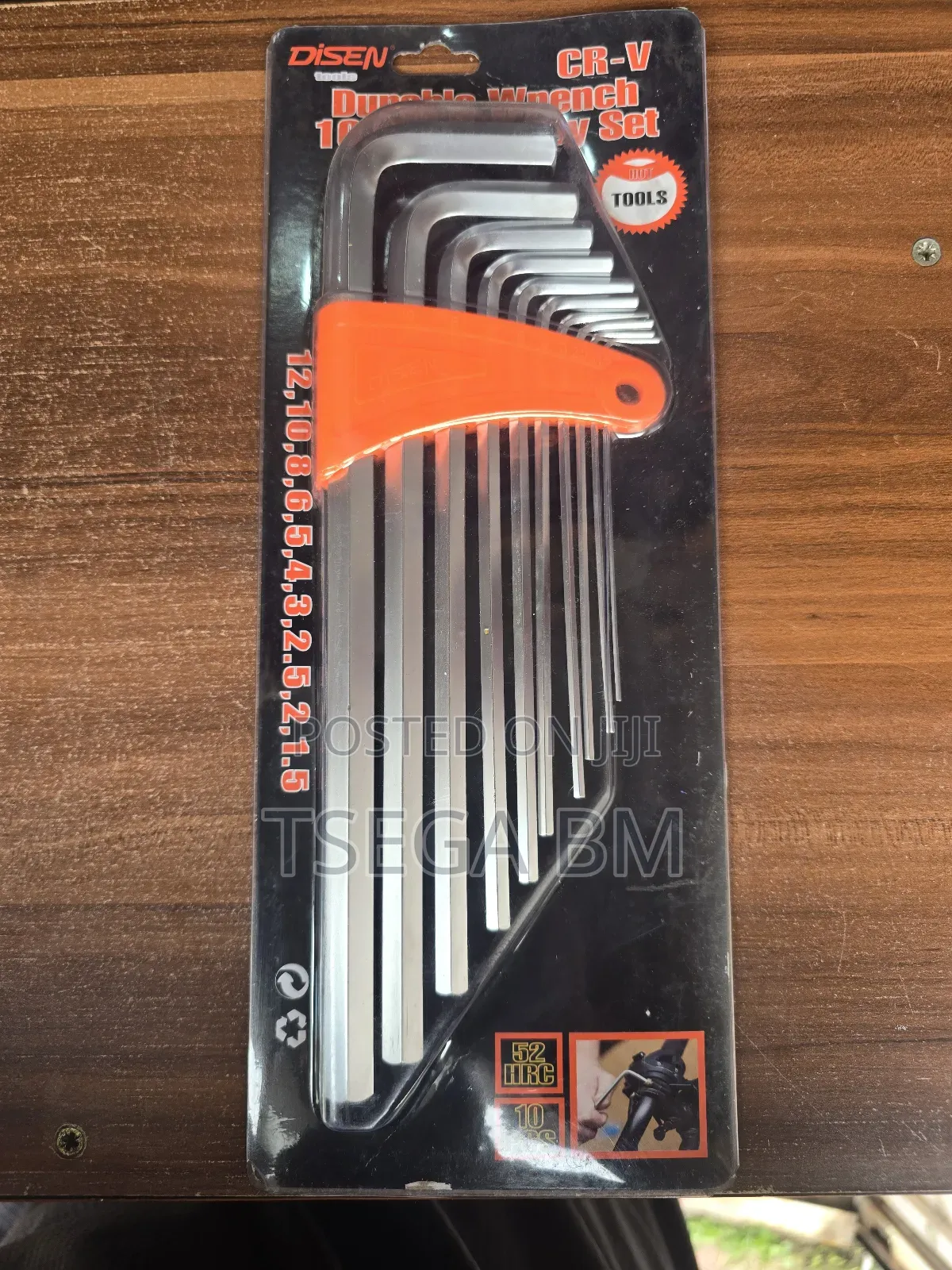 Disen 10 Pcs Allen Key Set