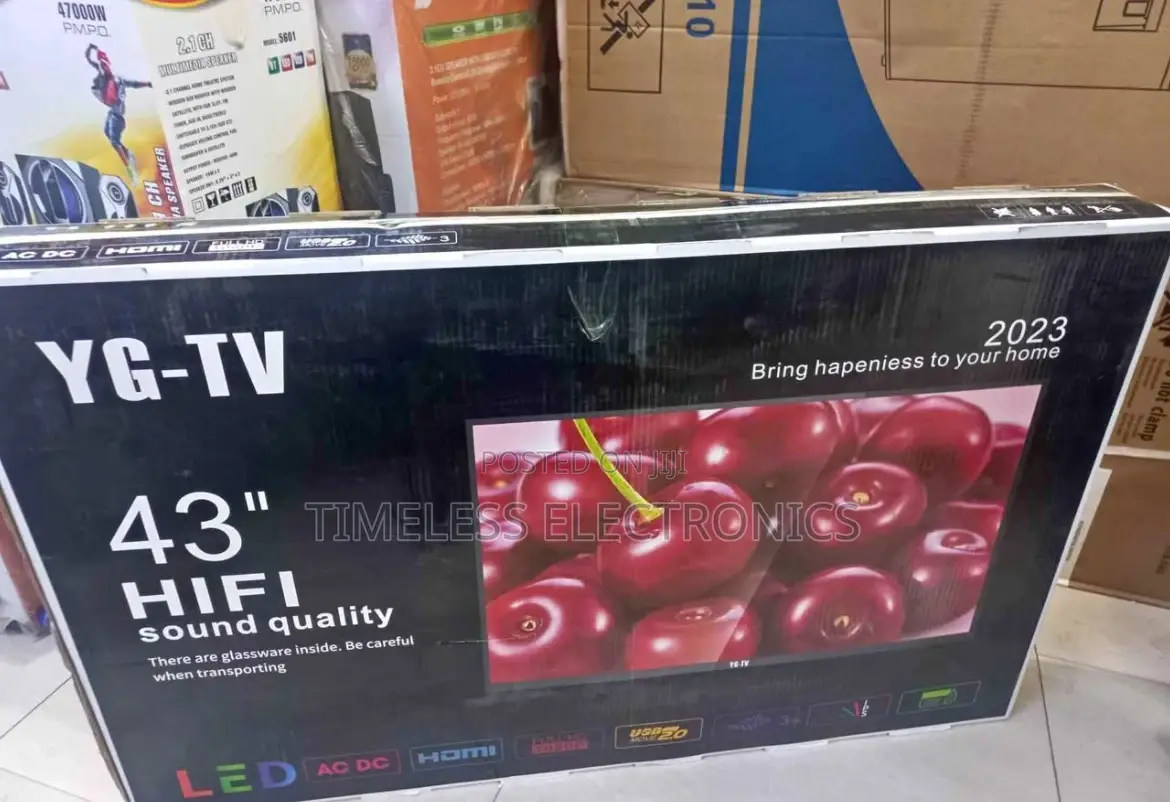Yg 43” Smart Android Tv – Modern Smart Entertainment!