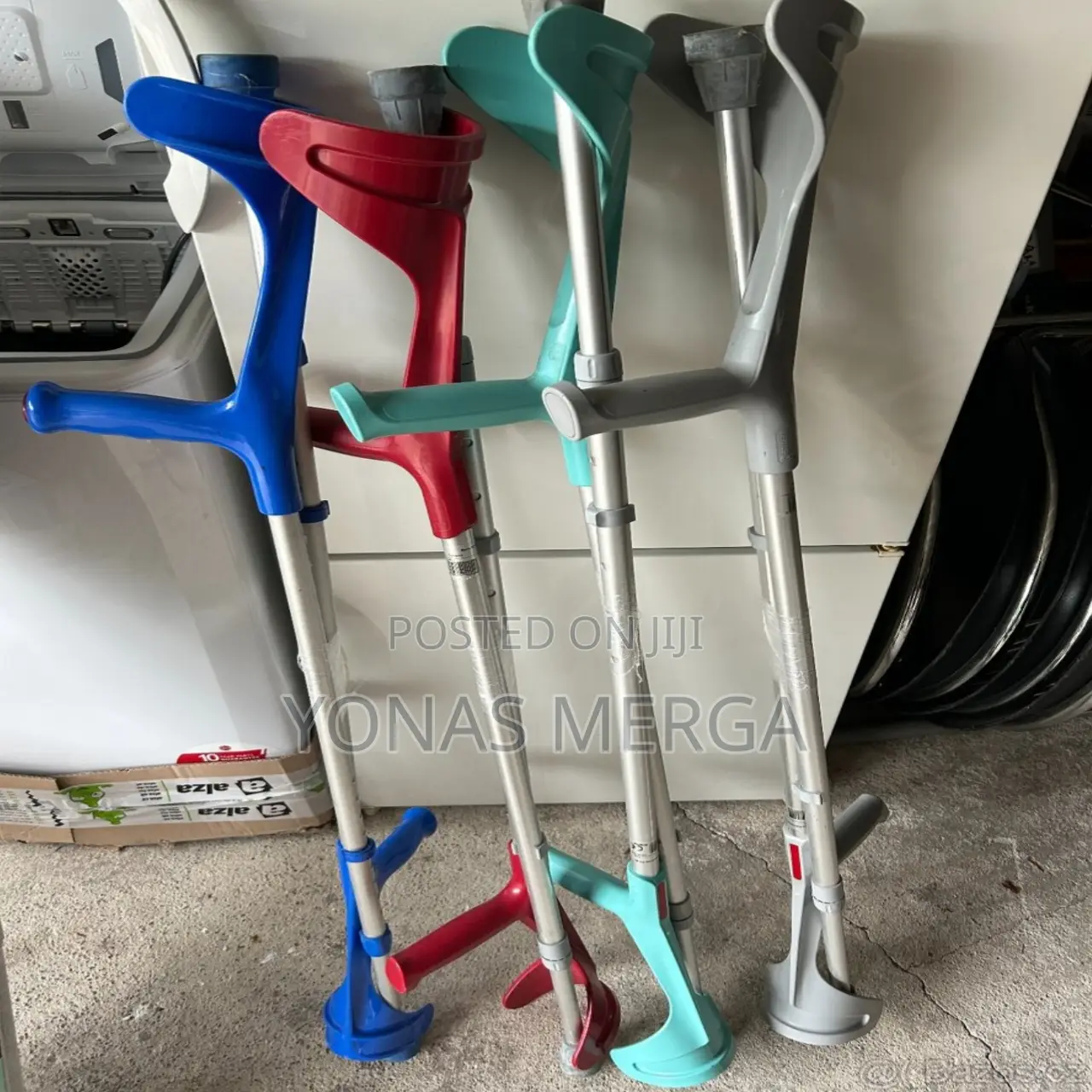Walking Crutches٥፱pairs. Double Adjustable፯哈crutches灣፰for Injuries