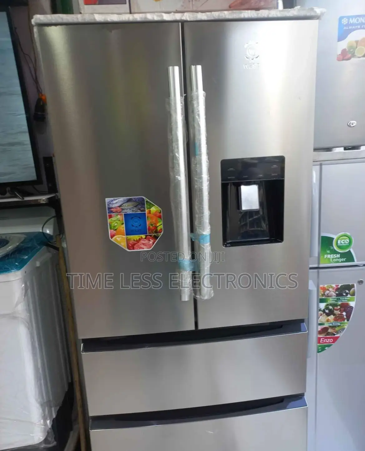 West 2-Drawer + 2-Door Refrigerator With Water Dispenser