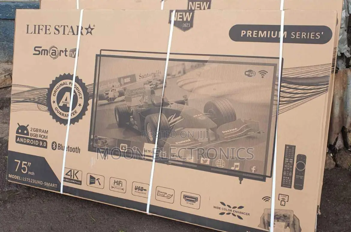 Lifestar 75” Smart Tv – Immersive Big Screen Entertainment!