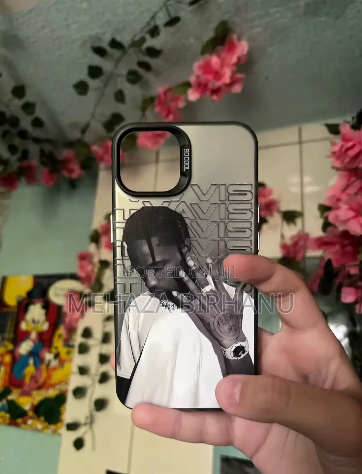 Luxury Travis Scott Jack Phone Case for iPhone 12 Cover Case