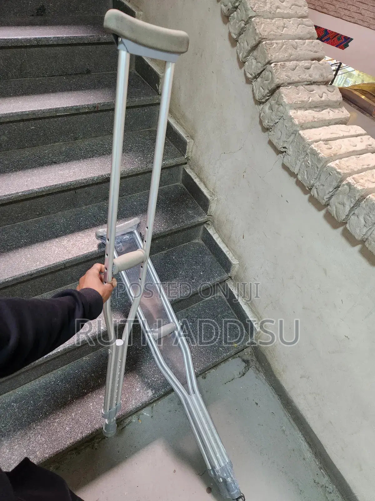 Crutches Axillary Bilateral Crutches麩羅crutches Stainless New Crutches