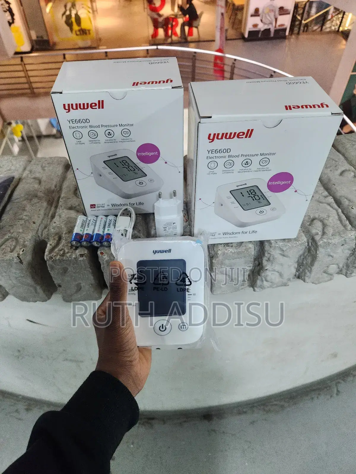 Yuwell Digital Blood Pressure Monitor癲馬new Digit Bp Monitor Rechargeab