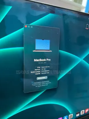 New Laptop Apple MacBook Pro M1 32GB SSD 1T
