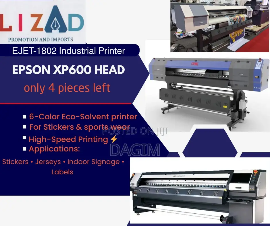 Xp600 Eco-solvent Large Format Printer -1.8m Indoor Outdoor Printing