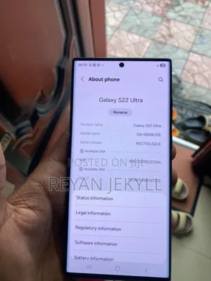 New Samsung Galaxy S22 Ultra 256 GB Gray