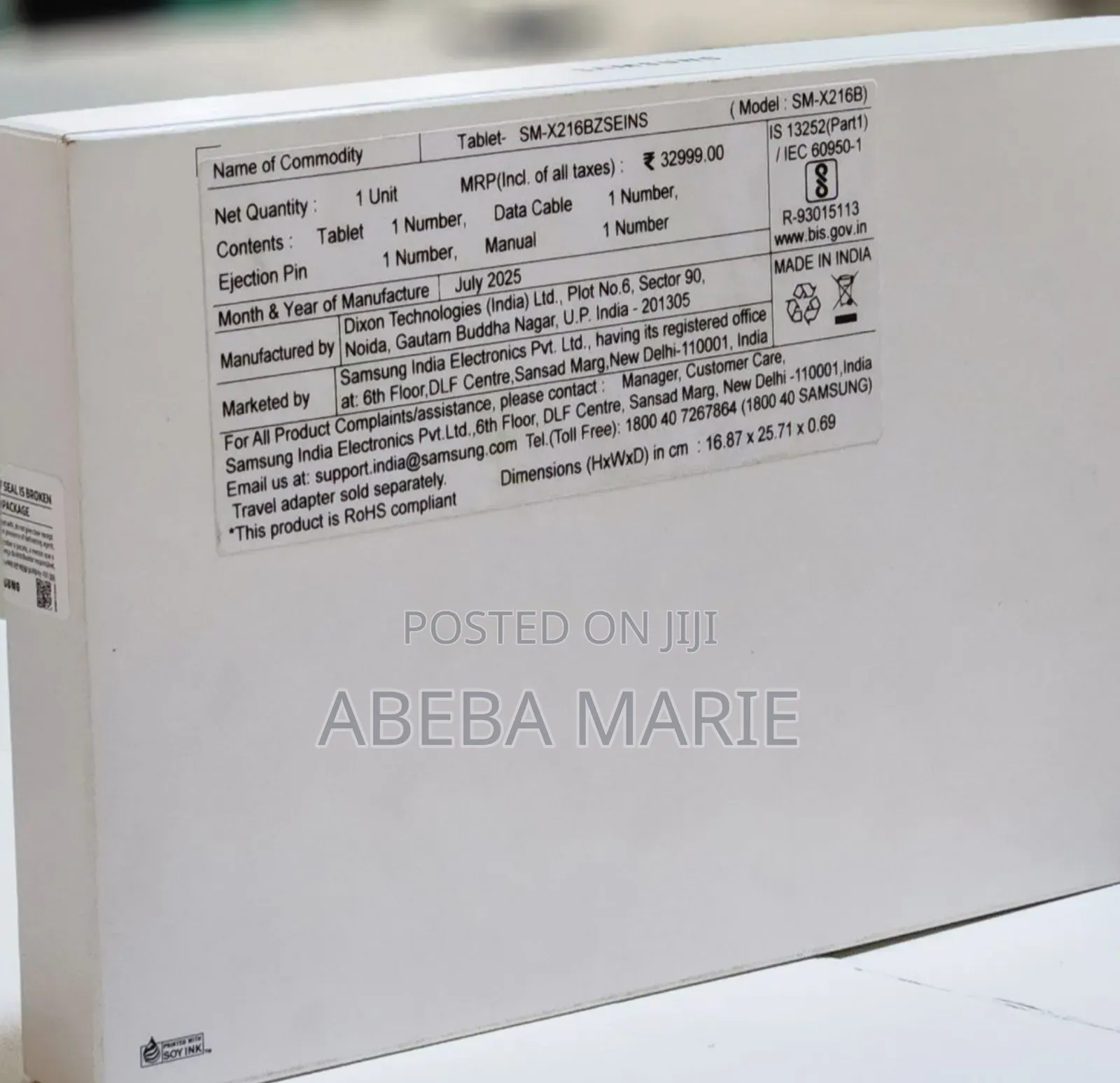 New Samsung Galaxy Tab A9+ 128 GB