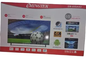 Photo - Emingeck 65” Frameless Smart Android Tv – Immersive Modern!