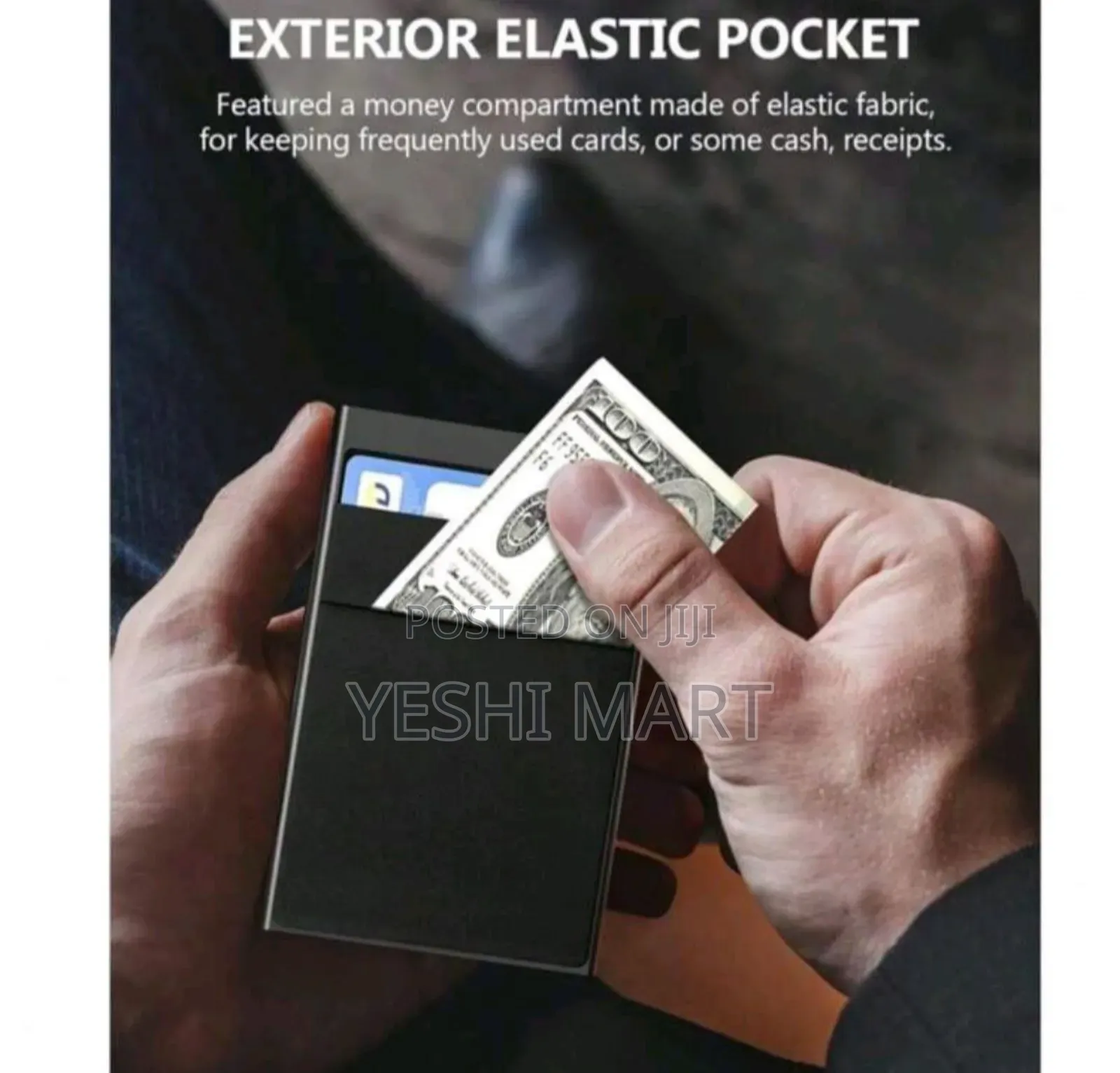 Rfid Credit Card Holder Men Thin Slim Mini Minimalist Wallets Luxury