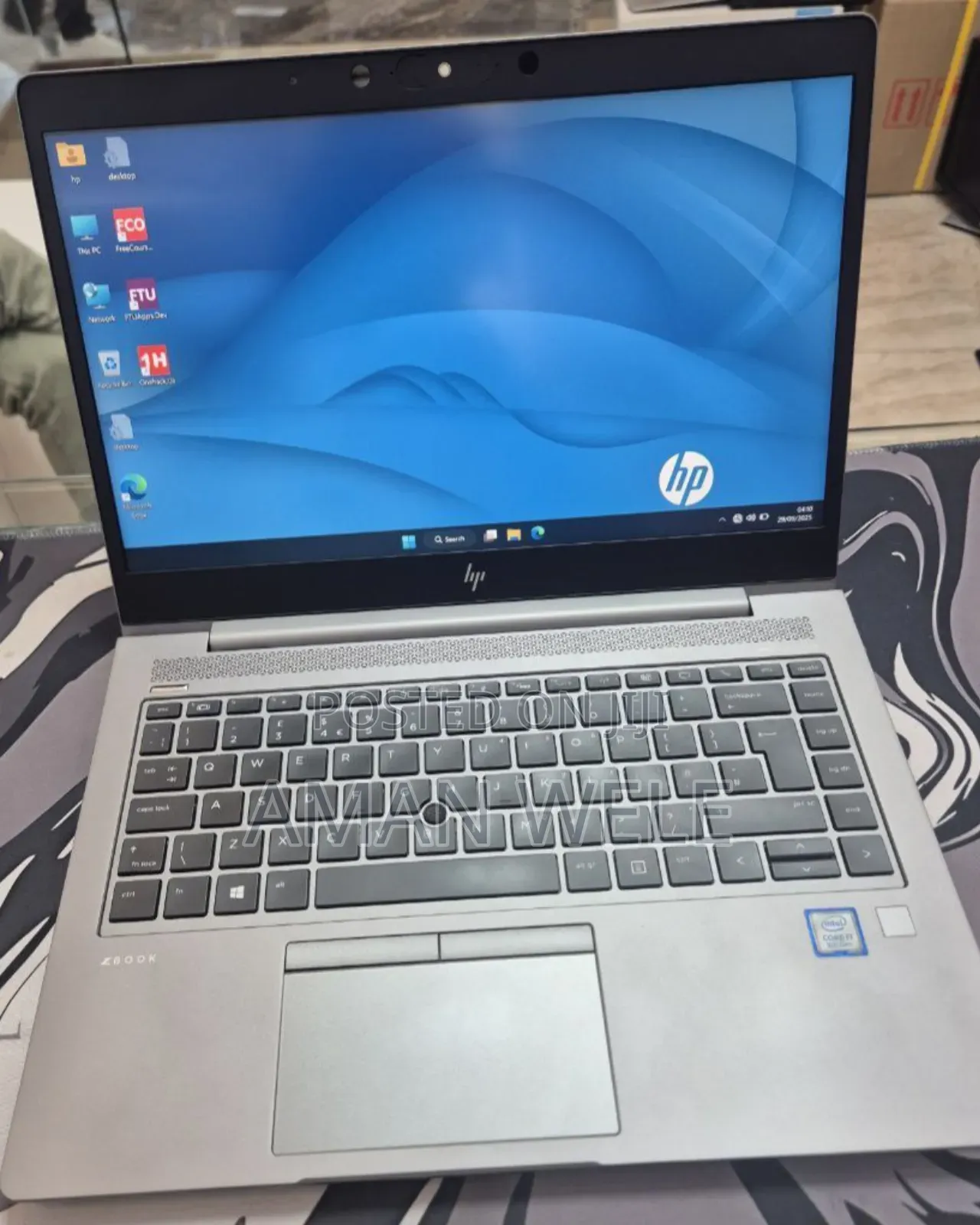 New Laptop HP ZBook 14 16GB Intel Core I7 SSD 512GB