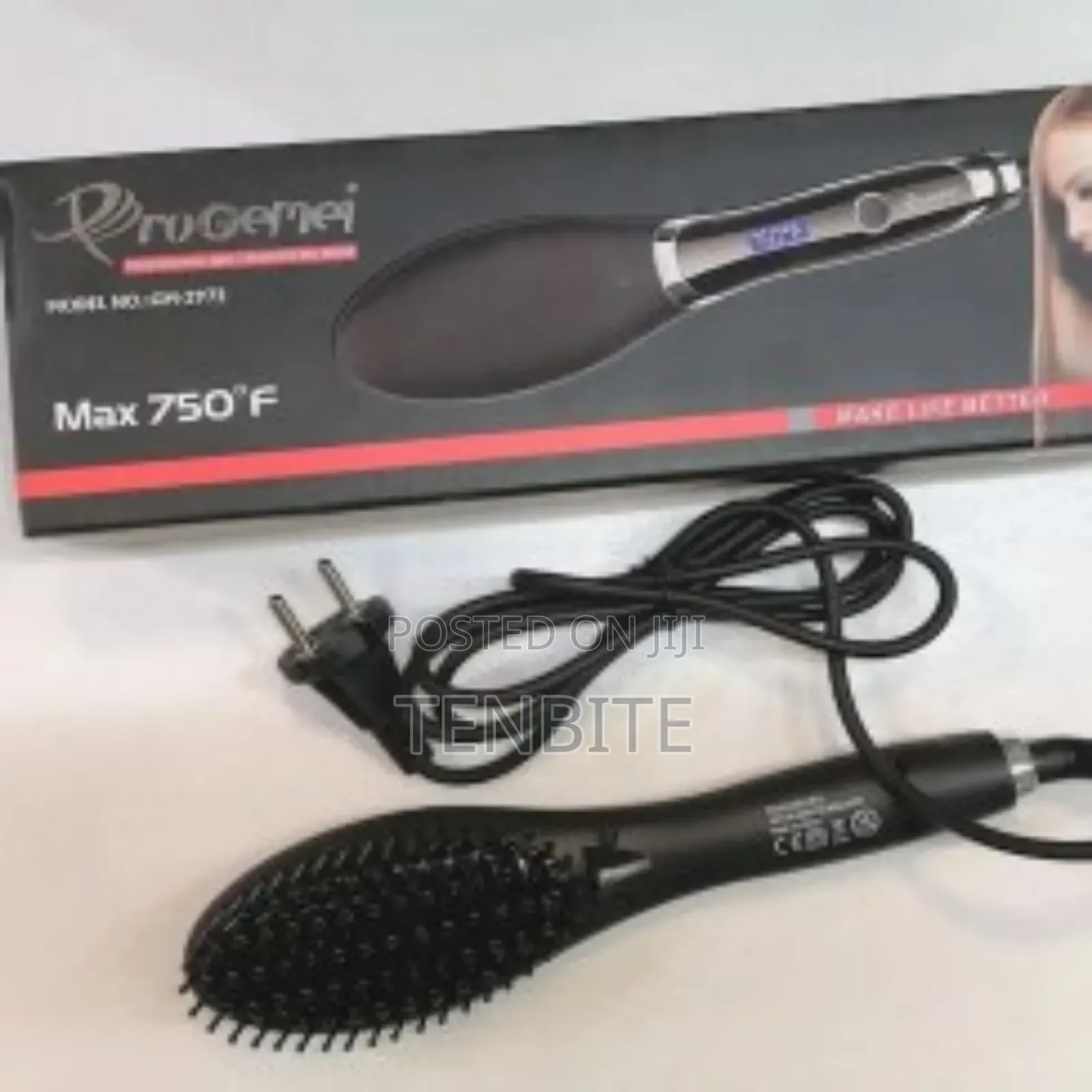 Pro Gemei Professional Hair Straightener Comb