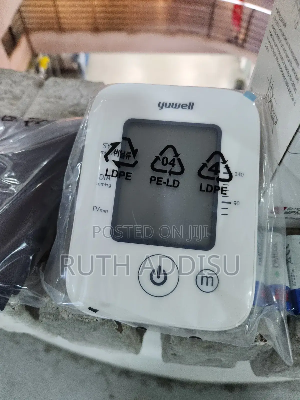 Yuwell Medical Packed Blood Pressure Monitor奢華digit Bp Monitor New