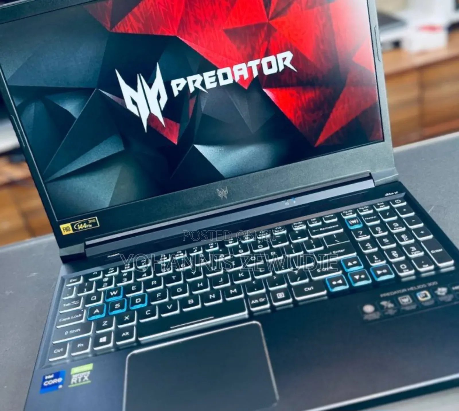 New Laptop Acer Predator Helios 300 16GB Intel Core I9 SSD 512GB