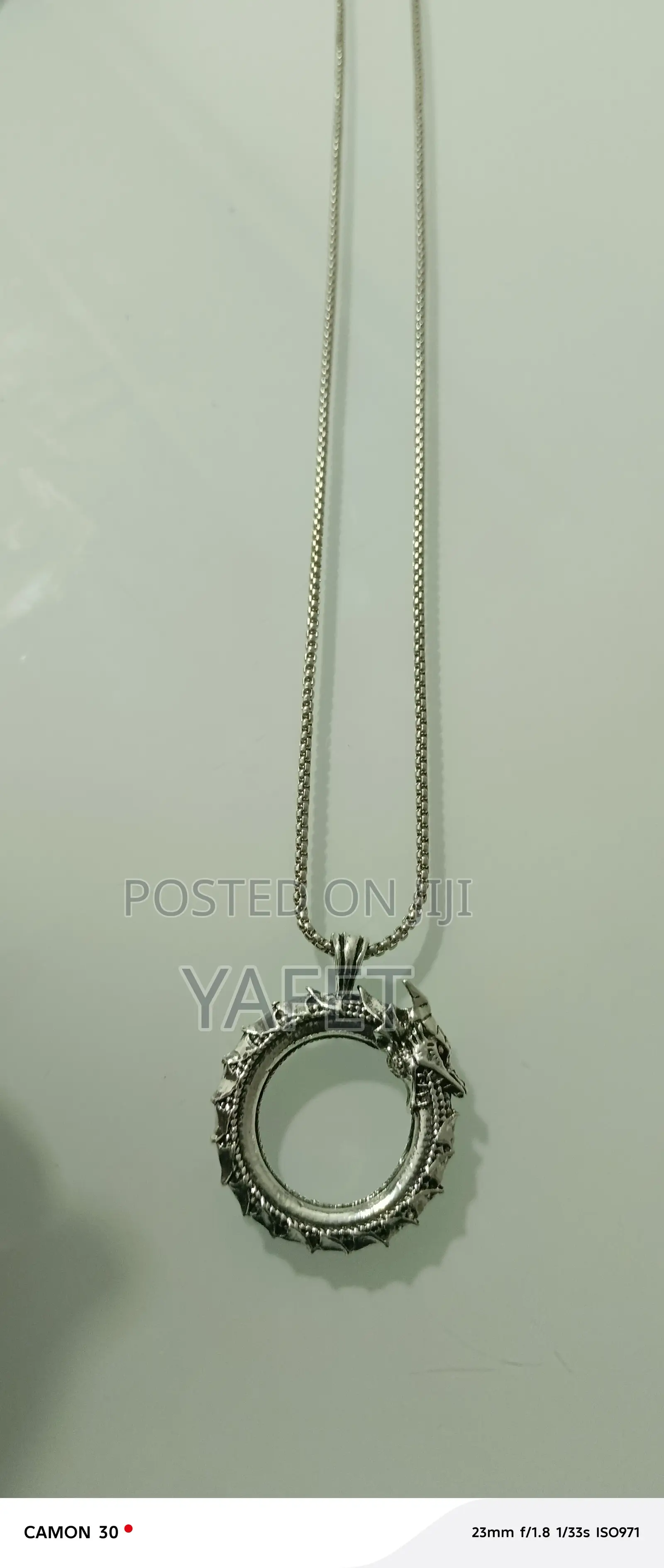 Silver Necleces and Ring