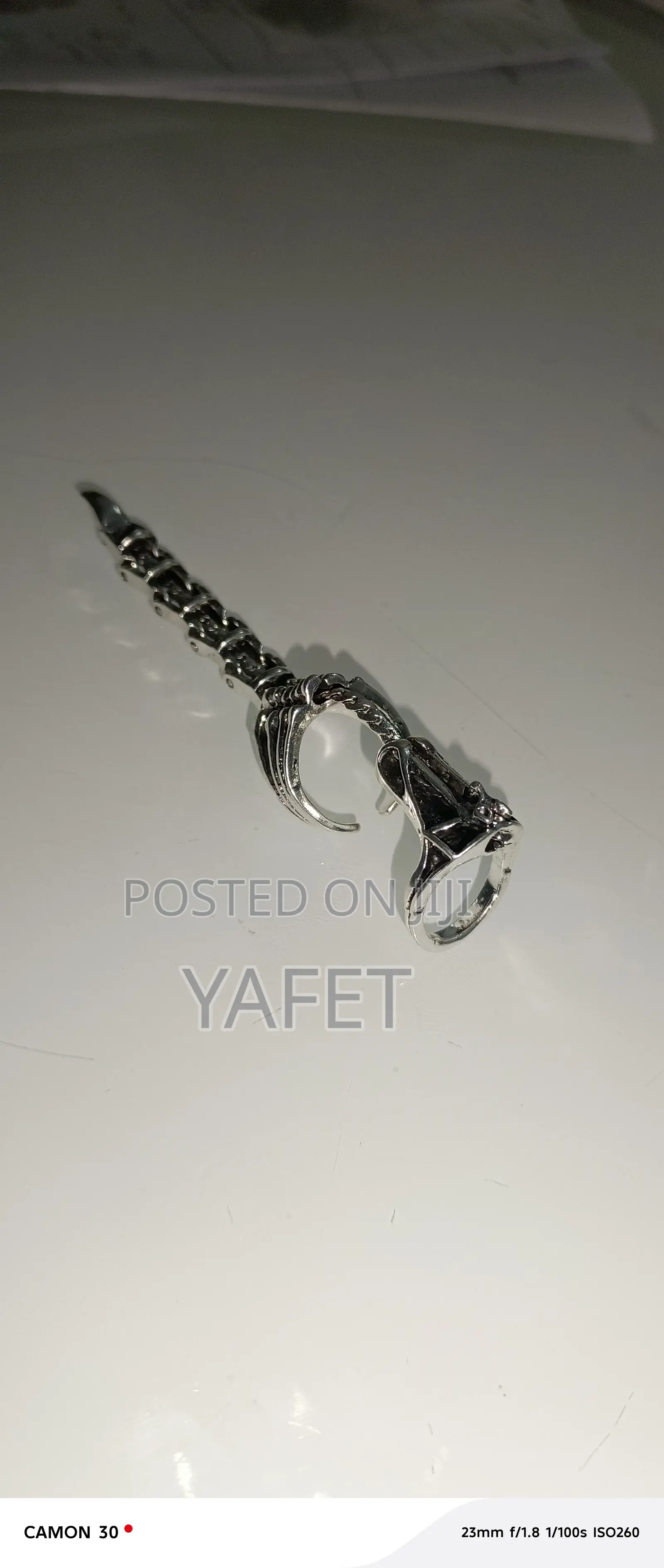 Silver Necleces and Ring