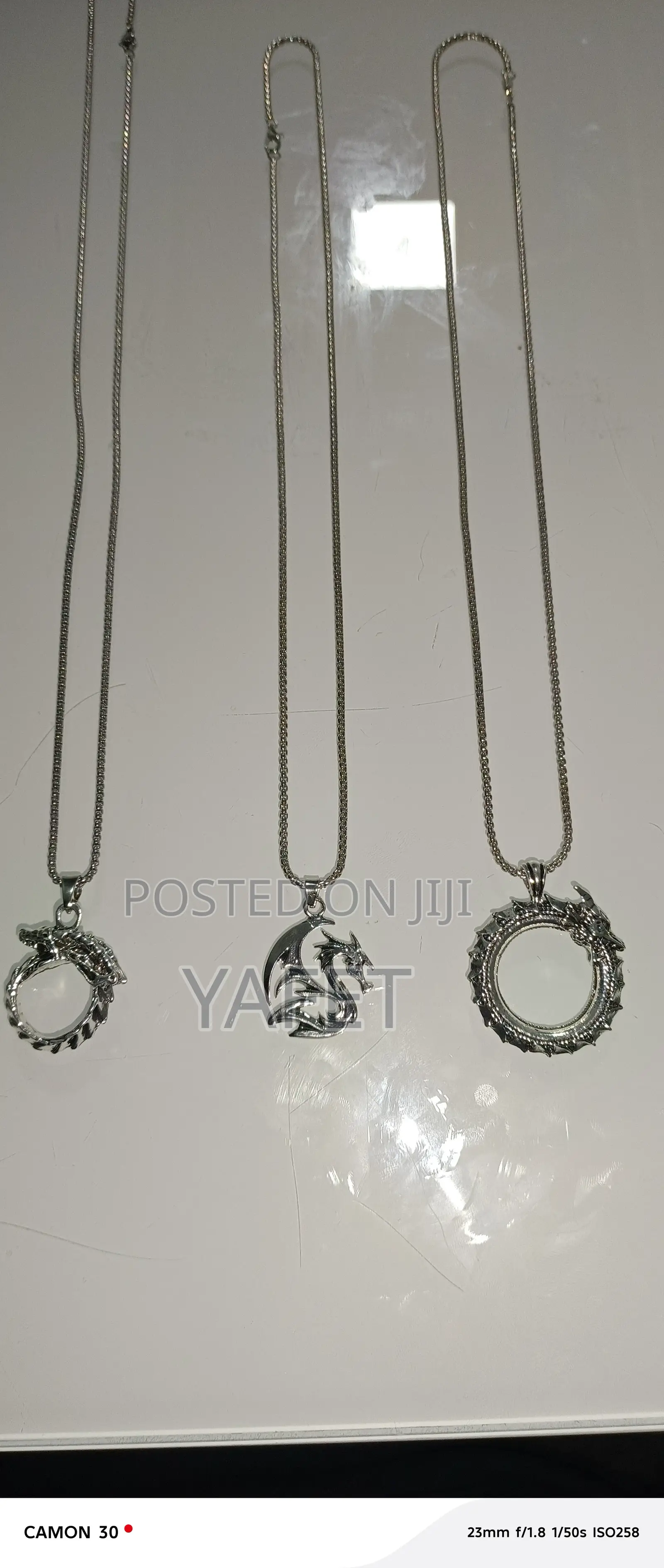 Silver Necleces and Ring