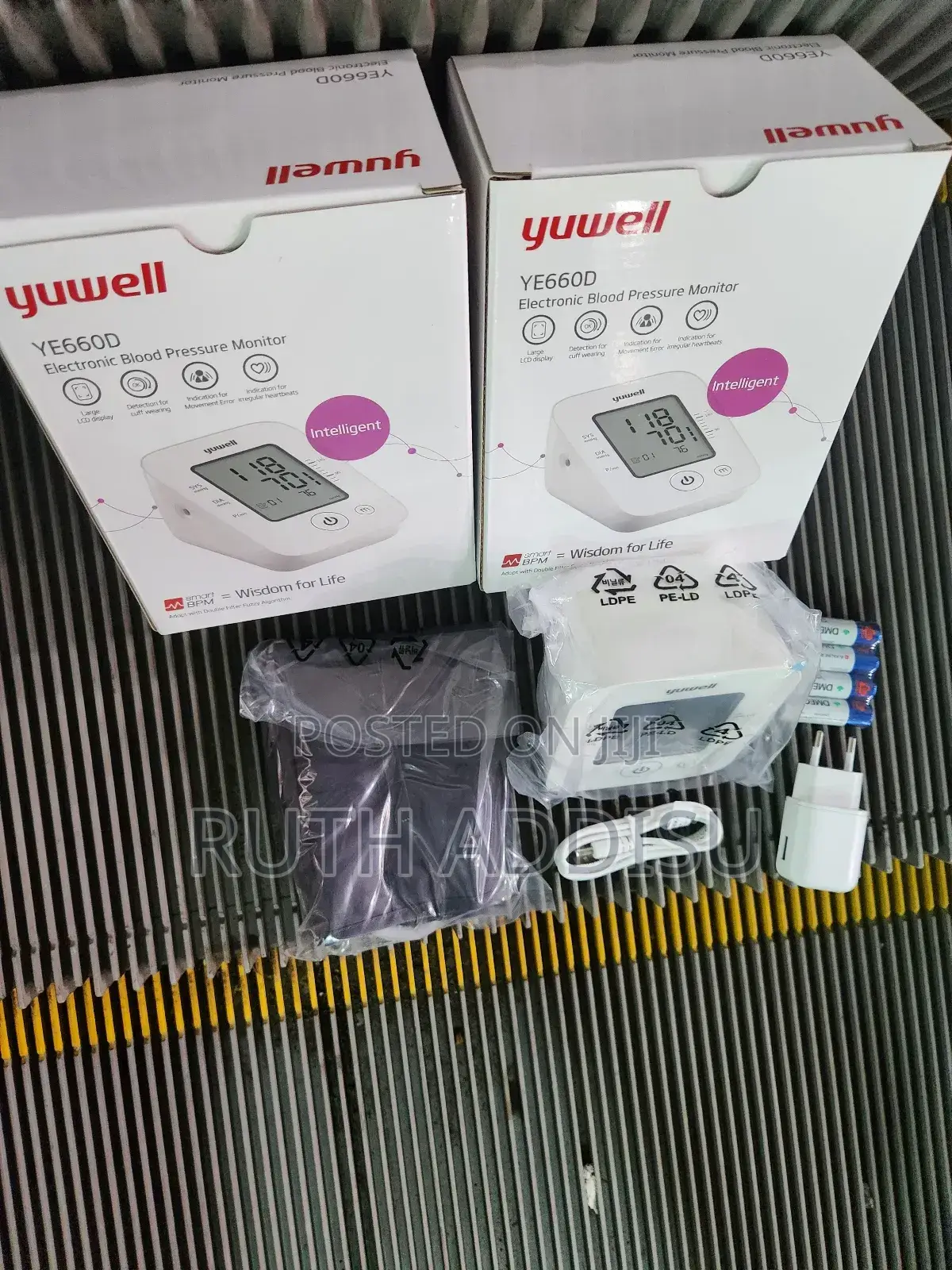 Yuwell Model Ye660d Digital Blood Pressure Monitor字眼digital Bp Medical