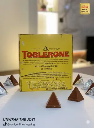 Photo - Toblerone Chocolate Swiss Made Best Quality (Invented in 1908)
