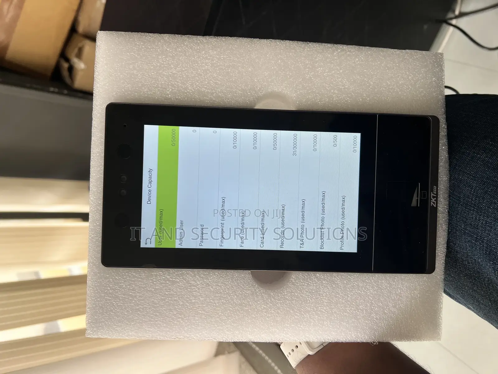 Senseface 7a Face & Finger Time Attendance Access Control Intercom