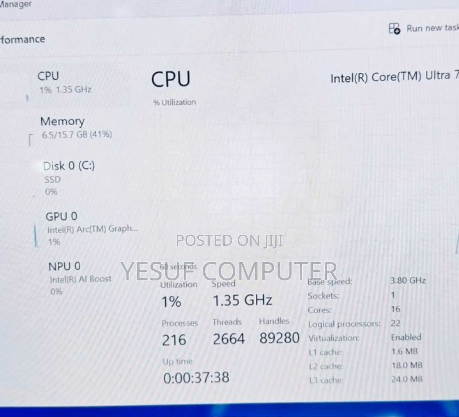 New Laptop MSI Summit E13 Flip Evo 16GB Intel Core Ultra 7 SSD 1T