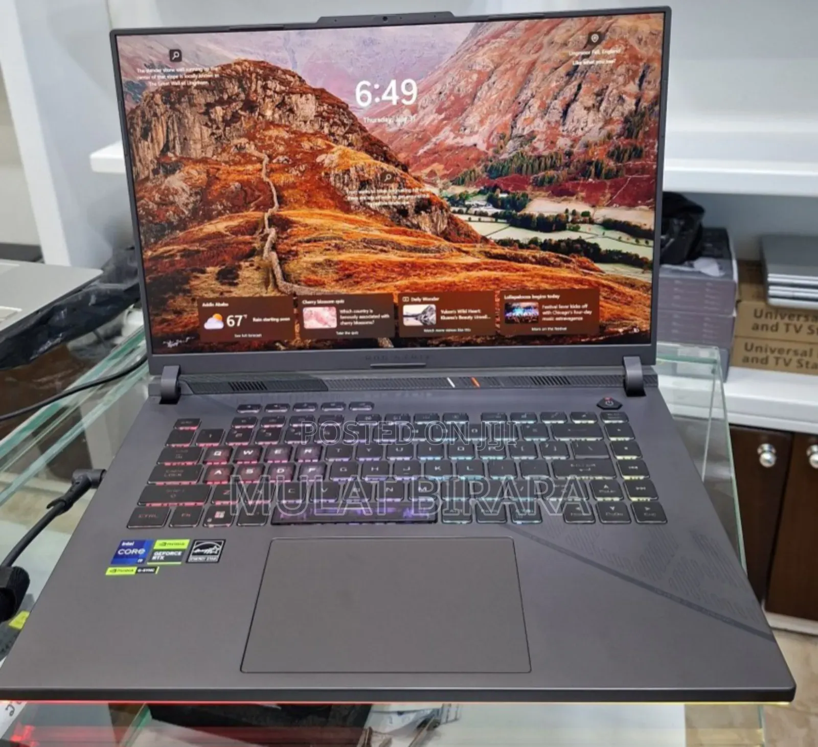 New Laptop Asus ROG Strix G16 G614 32GB Intel Core I9 SSD 1T