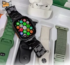 Photo - Original Wsmie Series-9 Smart Watch With Airpods And 7 Straps