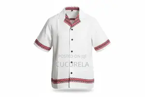 Photo - Men's Artisan Detail Camp Collar Shirt (Traditional Clothes)
