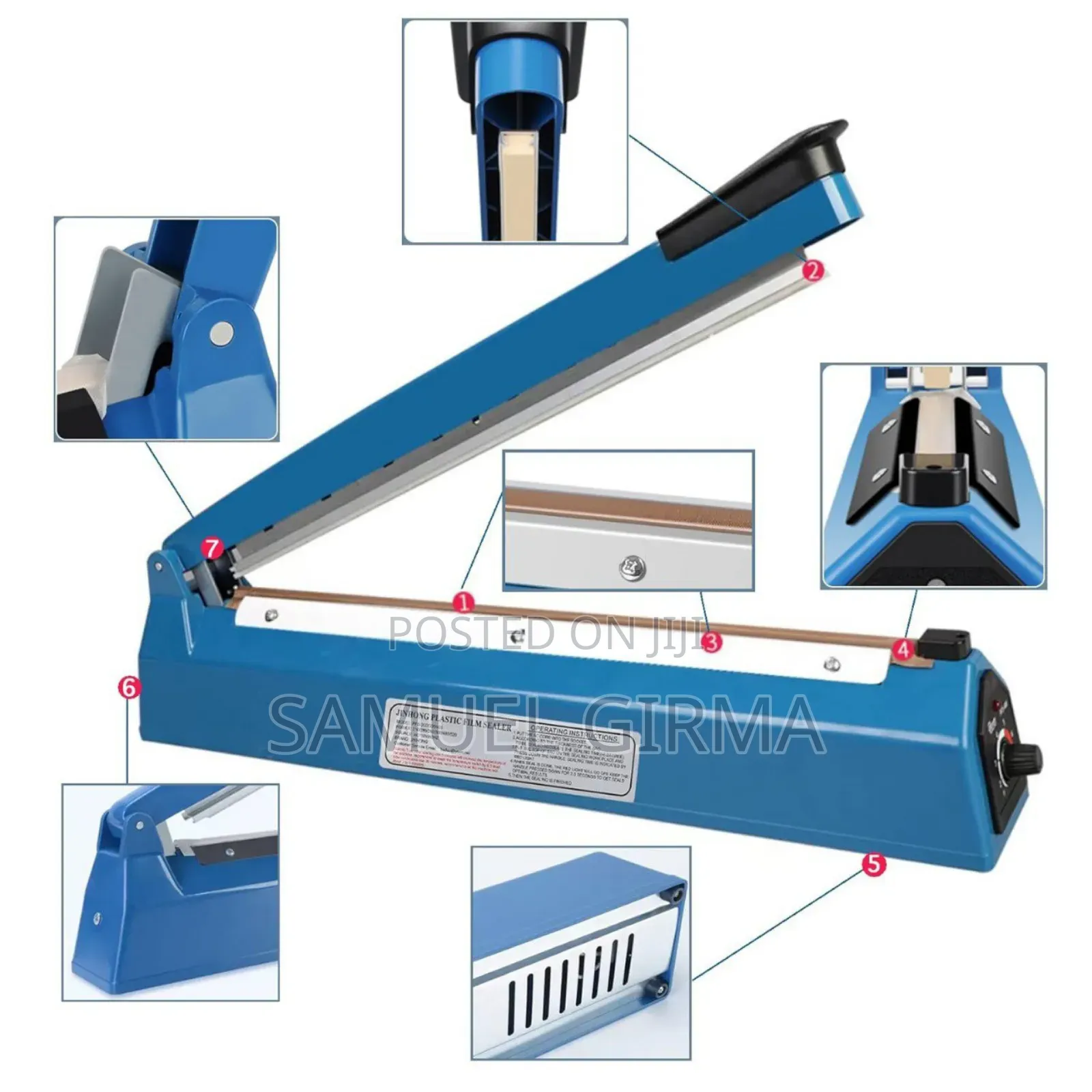 ትልቁ 40cm Impulse Sealer