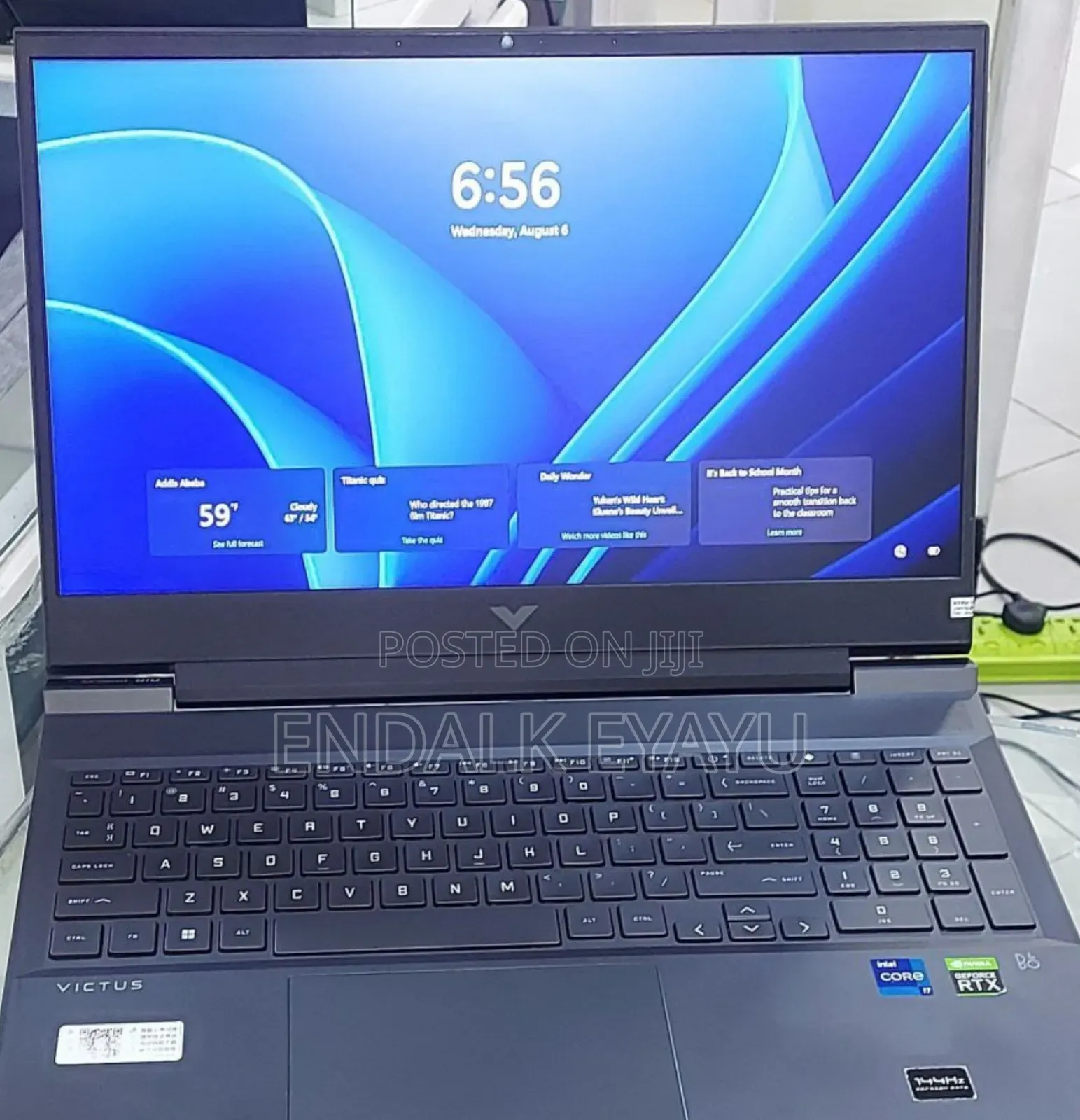 New Laptop HP Victus 16 16GB Intel Core I7 SSD 512GB