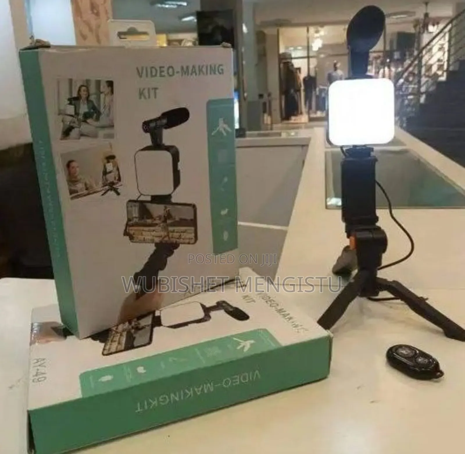 Video-Making Kit Tripod Video Kit Led Light Microphone Tripod
