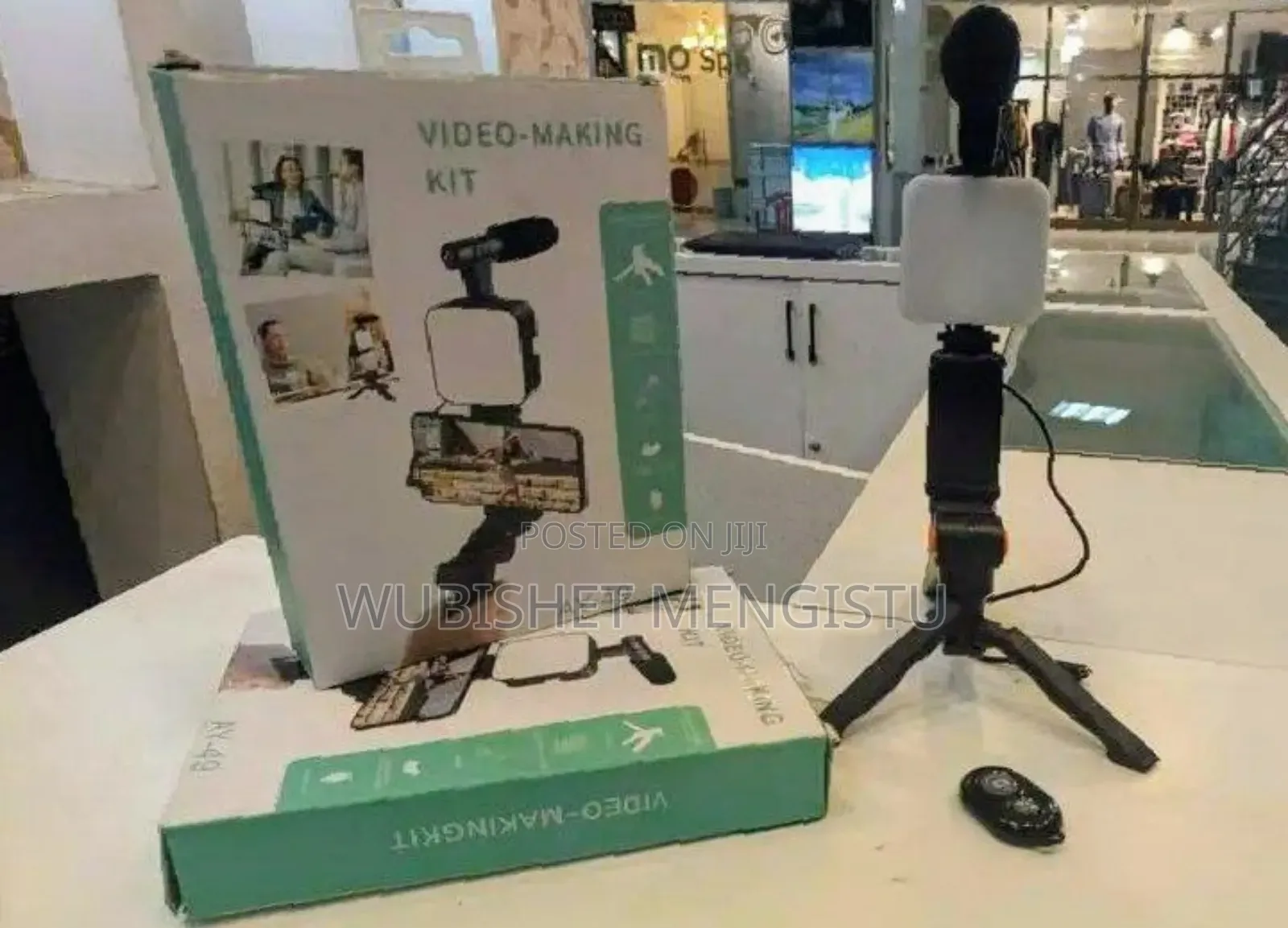 Video-Making Kit Tripod Video Kit Led Light Microphone Tripod