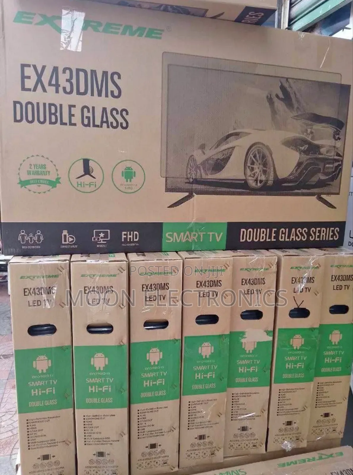 Extreme 43” Smart Tv – Compact, Smart Entertainment-ready!