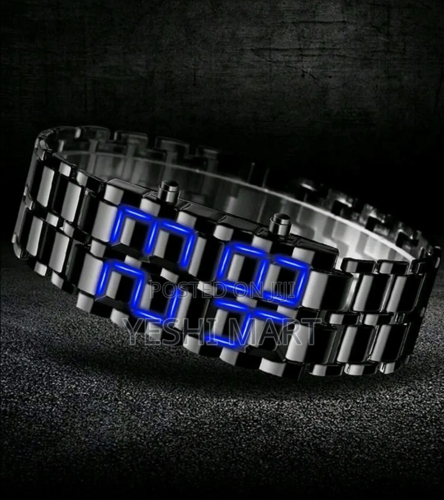 Fashionable New Business Men's Stainless Steel Band Led Electronic Wat