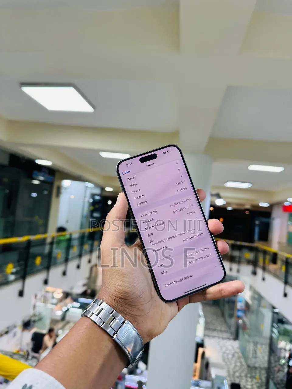 Apple iPhone 15 Pro Max 256 GB Silver