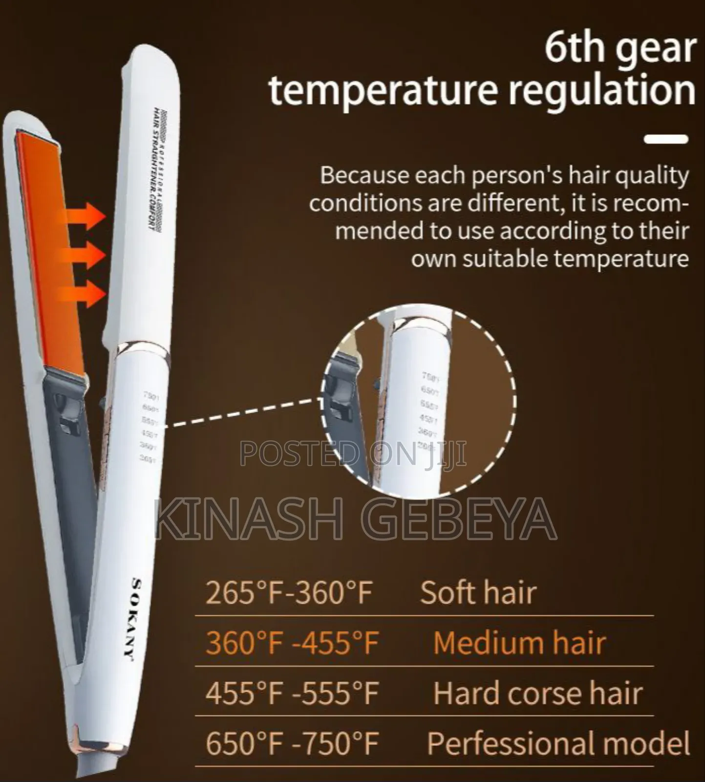 Sokany Proffessional Hair Straightner