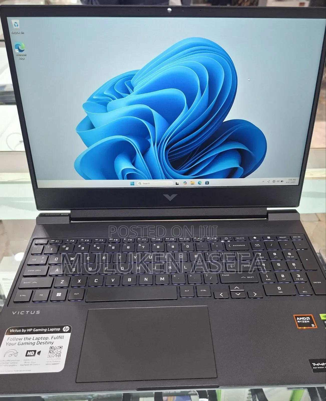 New Laptop HP Victus 15 32GB AMD Ryzen 5 SSD 1T