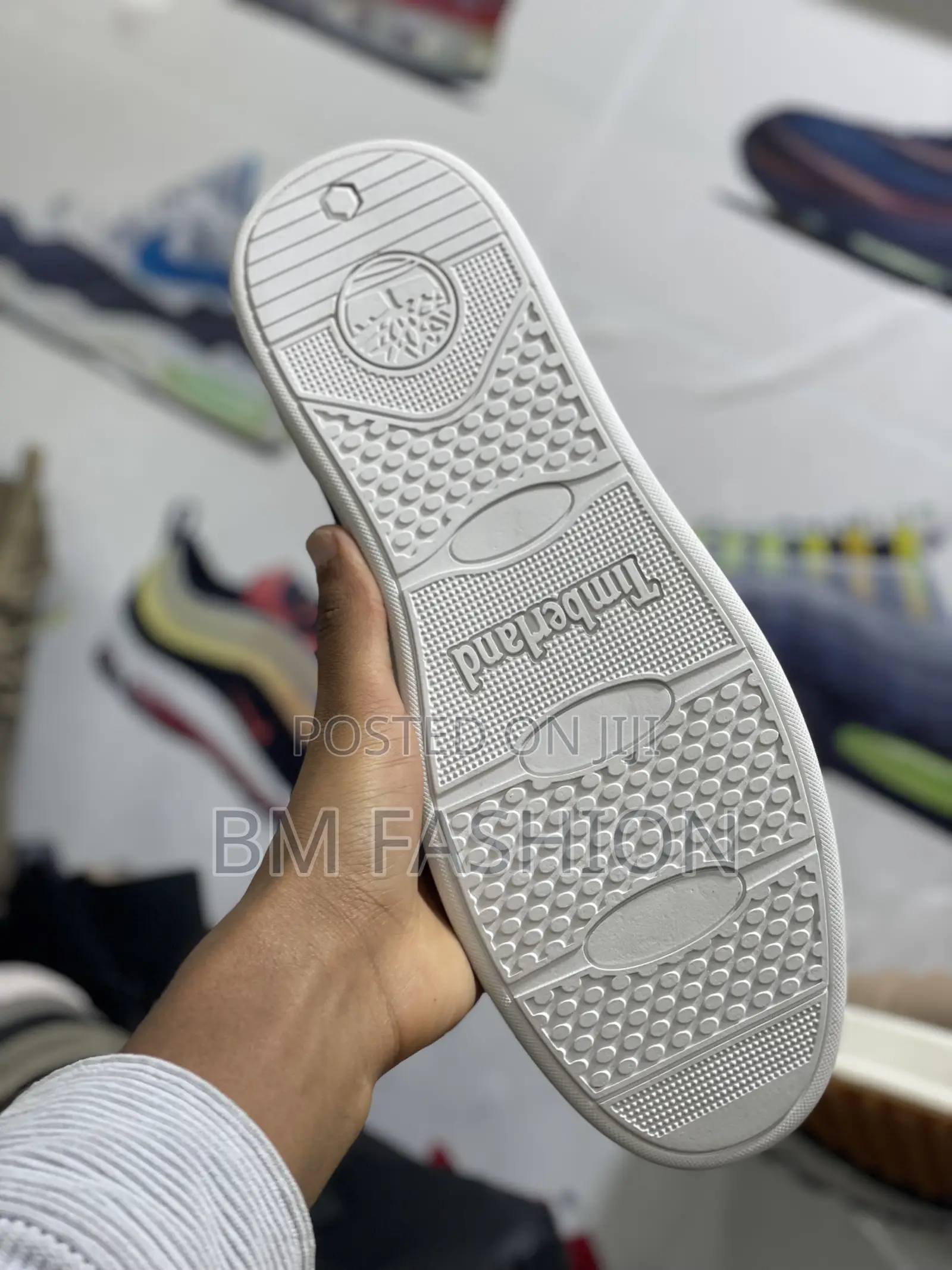 Timberland Flat Black and White Quality