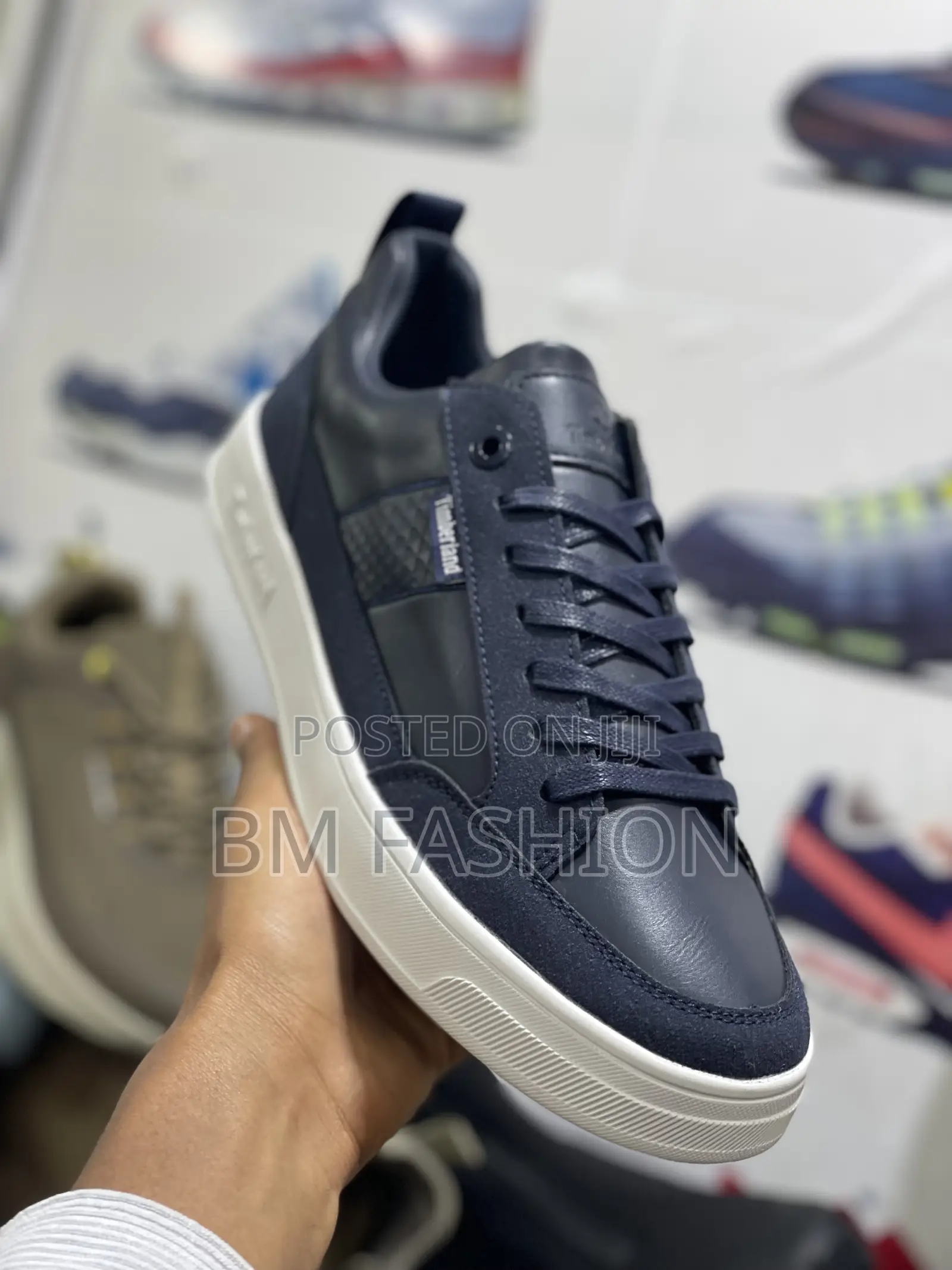 Timberland Flat Black and White Quality