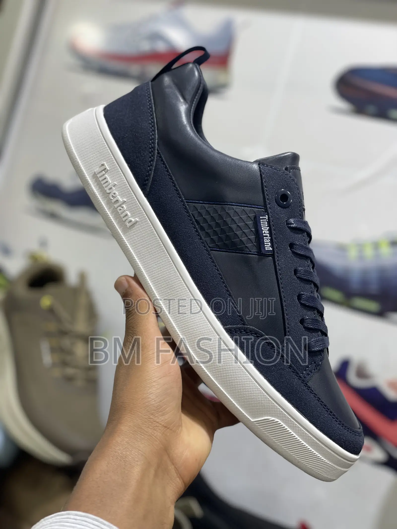 Timberland Flat Black and White Quality