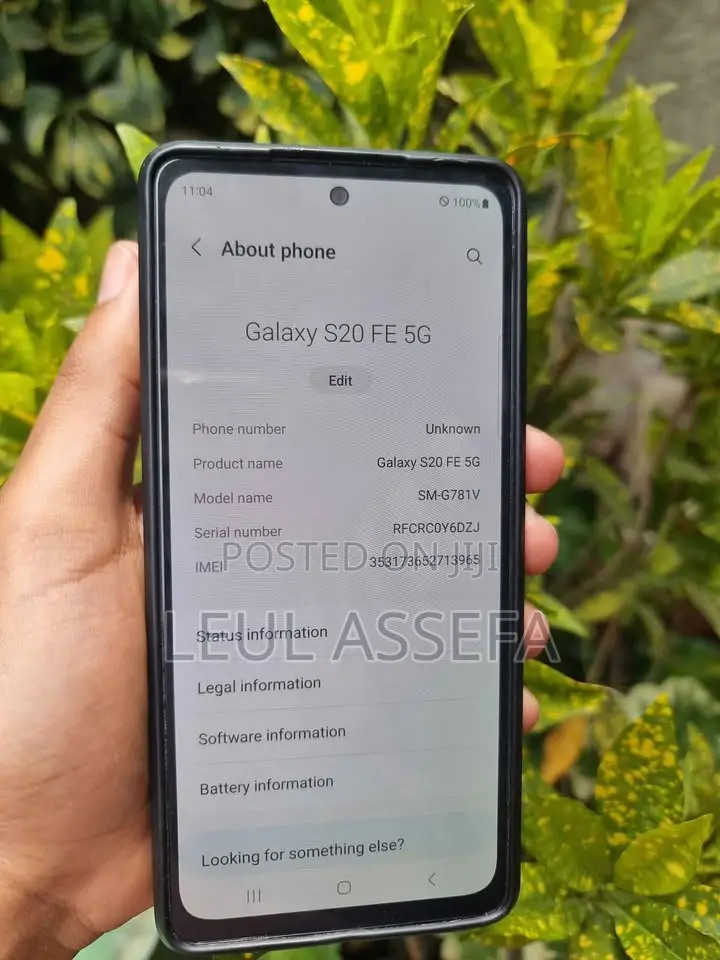 Samsung Galaxy S20 FE 128 GB Black