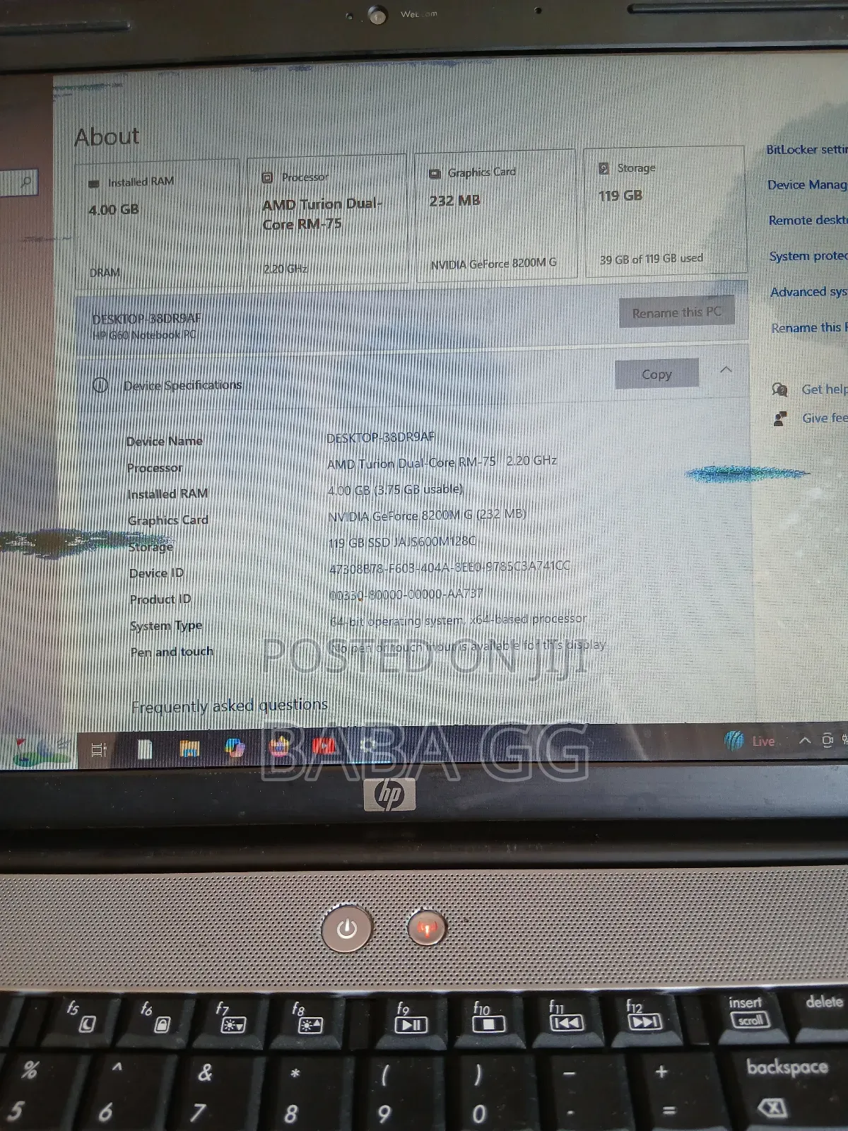 Laptop HP 14-Dq1025cl 4GB Intel Core Ultra 5 SSHD (Hybrid) 128GB