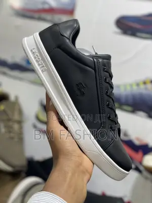 Photo - Lacoste Flat Men’S Casual Black and White Shoes