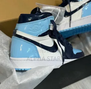 Air #Jordan 1 Retro High Og “#Blue_chill” #High Shoes for Men's