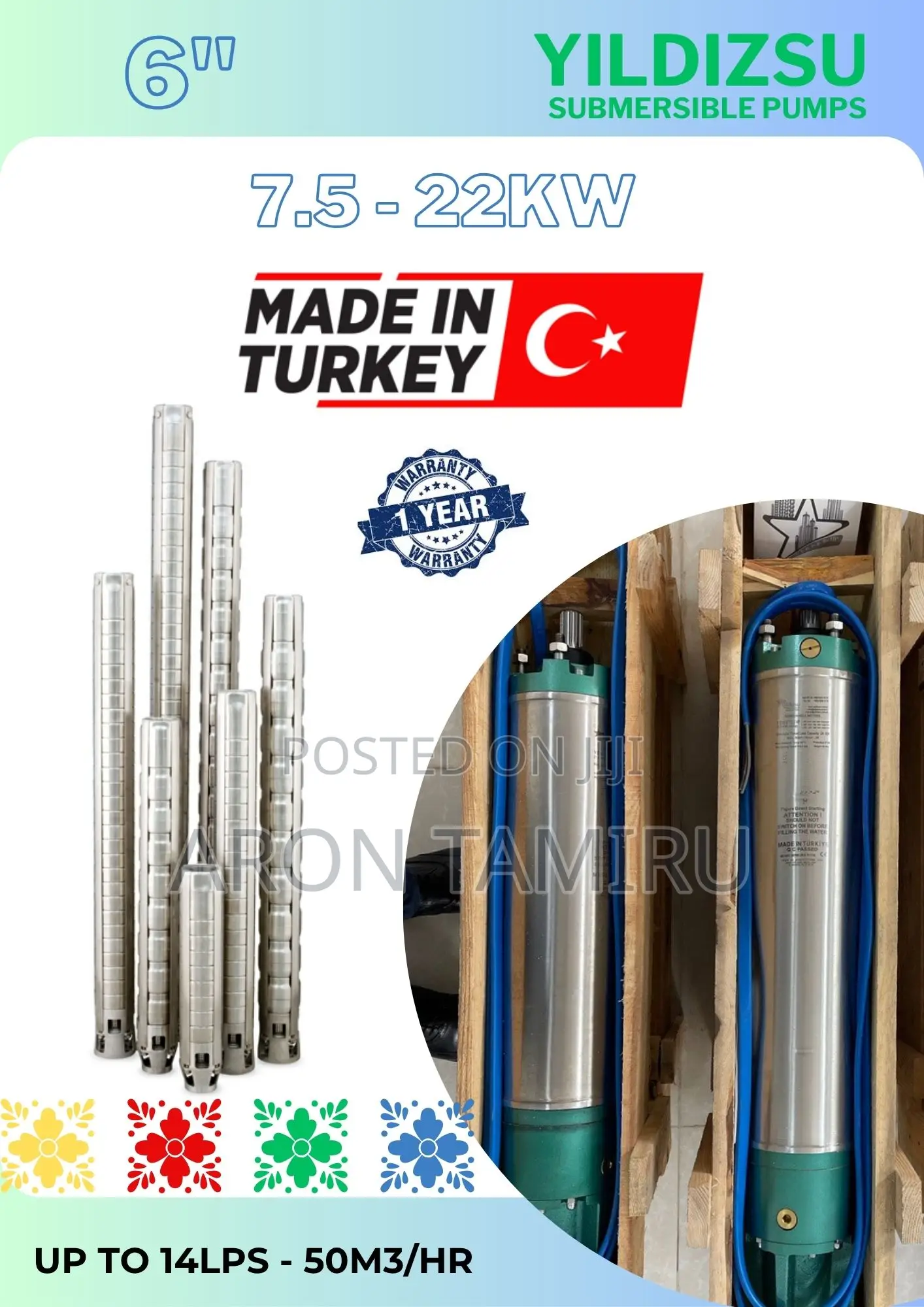 Submersible Borehole Pump