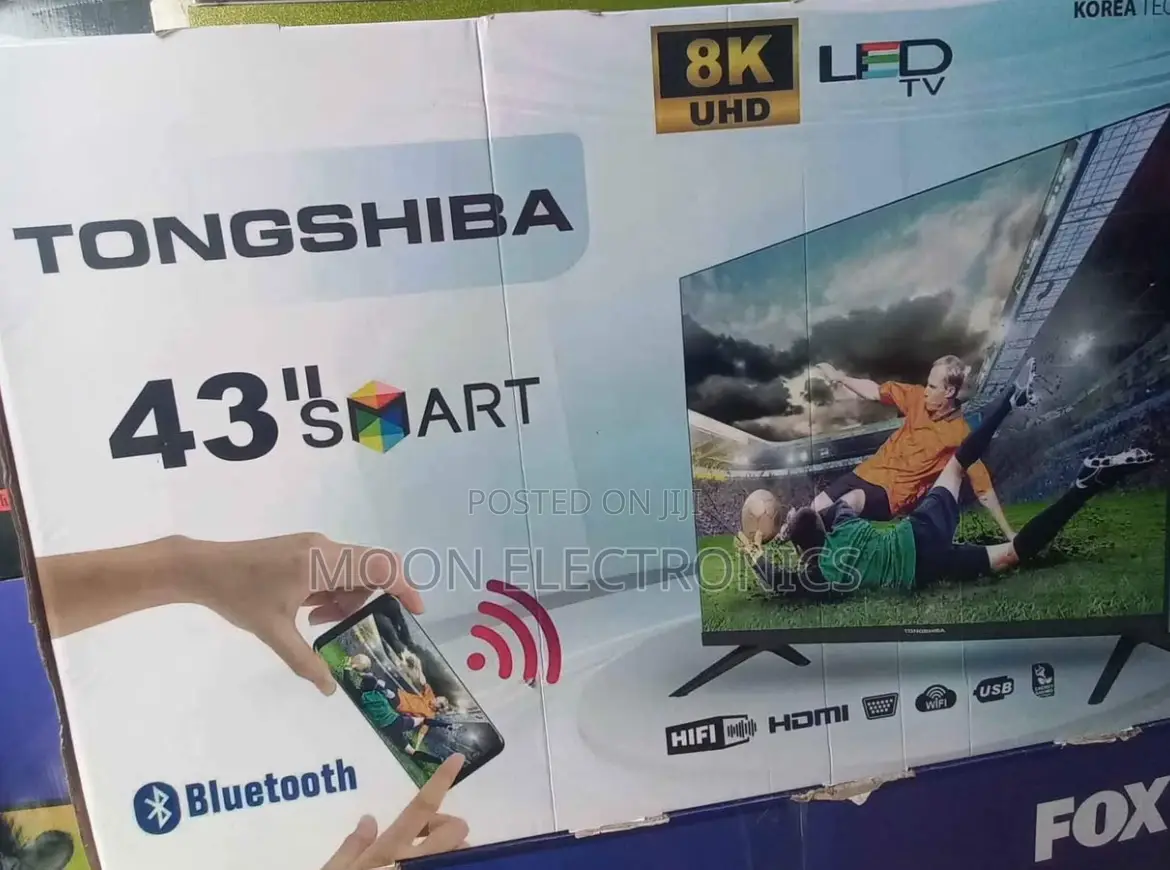 Tongshiba 43” Smart Android Tv – Clear, Stylish Smart!
